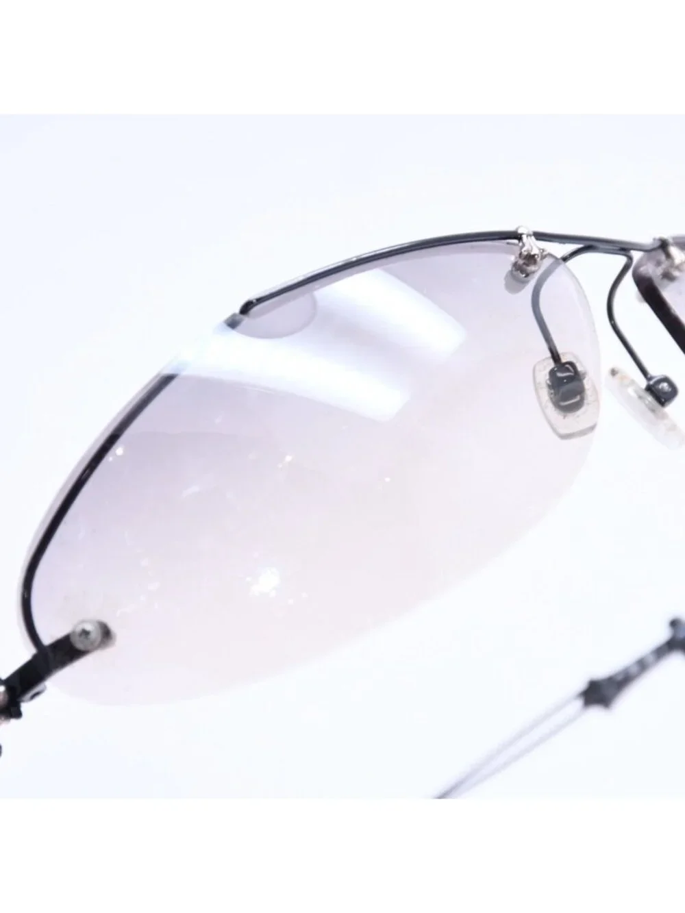 Chrome Hearts Drag Pipe Sunglasses Eyewear CH Cross Crosstail 925 Sterling